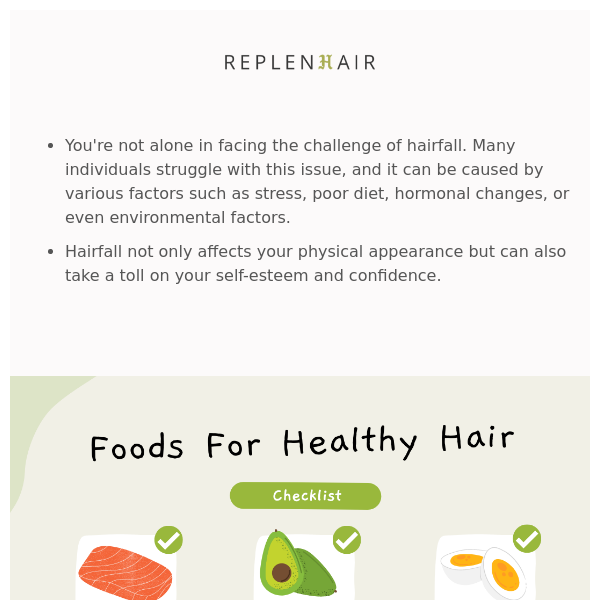 Say Goodbye to Hairfall with Nourishing Hair Food!