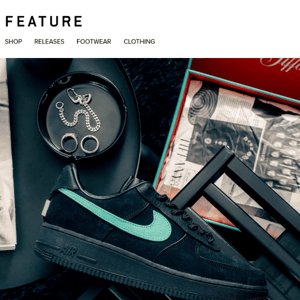 Nike Air Force 1 x Tiffany & Co. ‘1837,’ Air Jordan 5 ‘University Blue’ + More