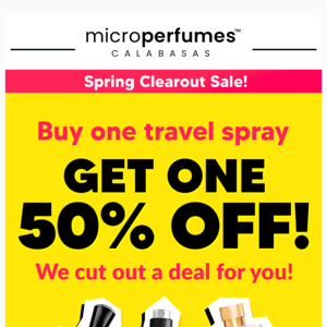 🔥🔥🔥 BOGO 50% Off Travel Sprays