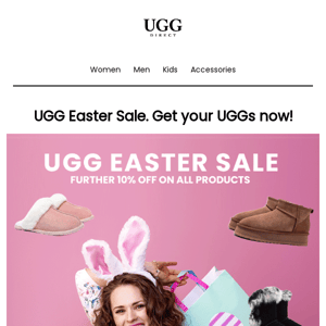 🕵️‍♀️🥚Don't hunt for deals this Easter, UGG's got you covered!🛍️