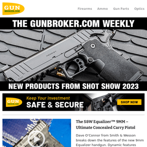 [VIDEOS] New Guns from S&W, SIG SAUER, CANIK, RIA and more!