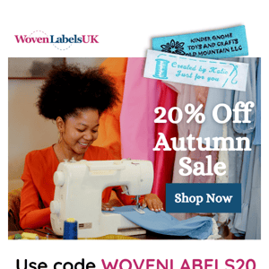 🎉 20% Off with Code WOVENLABELS20