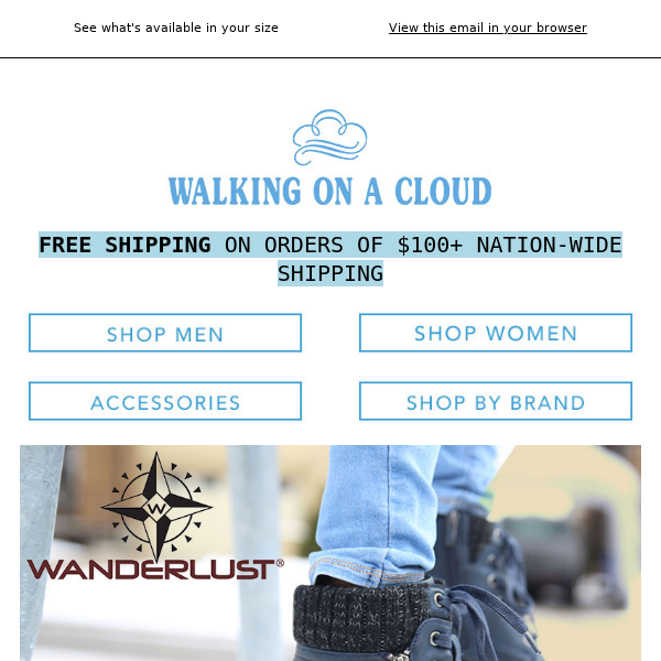 Check out Wanderlust boots and booties.