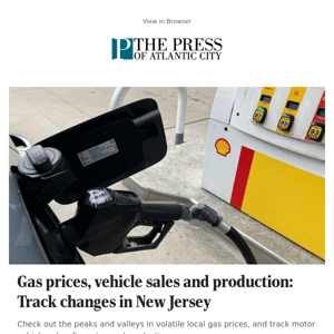 Gas prices, vehicle sales and production: Track changes in New Jersey