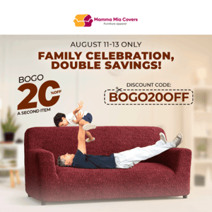 🧚 Cherish Special Moments: Son & Daughter Day Sale on Furniture Covers!