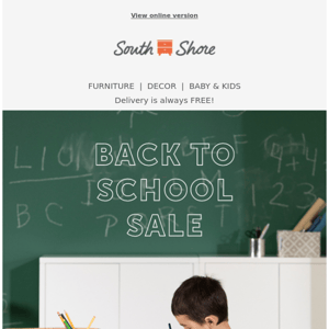 📣 Back to School SALE!