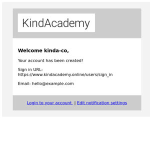 Welcome to KindAcademy