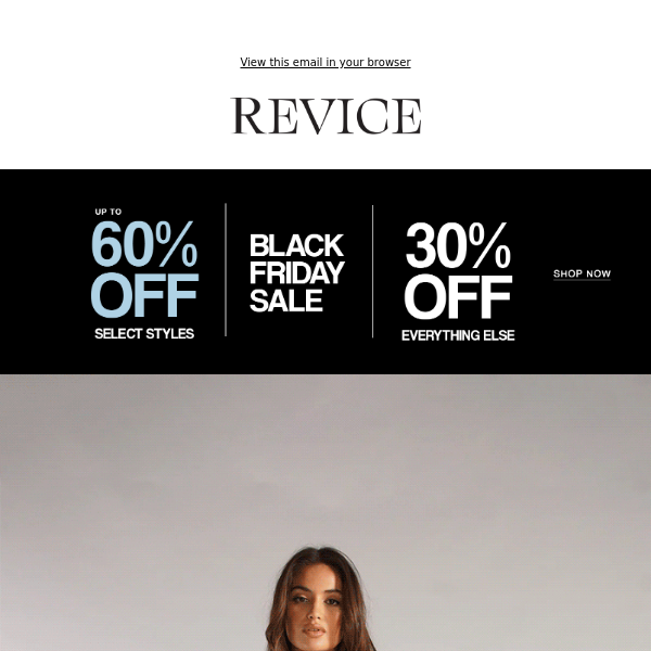 BLACK FRIDAY: UP TO 60% OFF