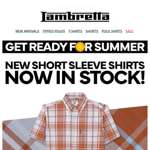 Just Landed: Check Shirts & Sliders!☀