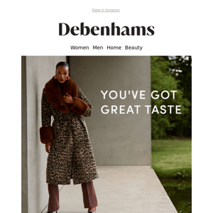 Debenhams your cart is waiting...