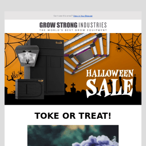 Our Halloweed sale is ON! 🎃