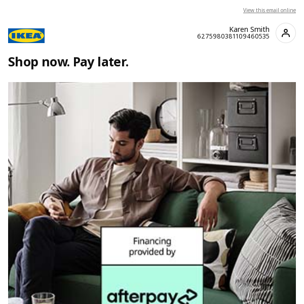 Take $10 off your in-store purchase with the Afterpay app! 📱