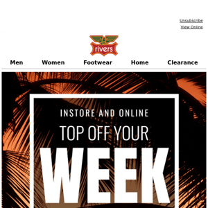 Top Off Your Week From $8*