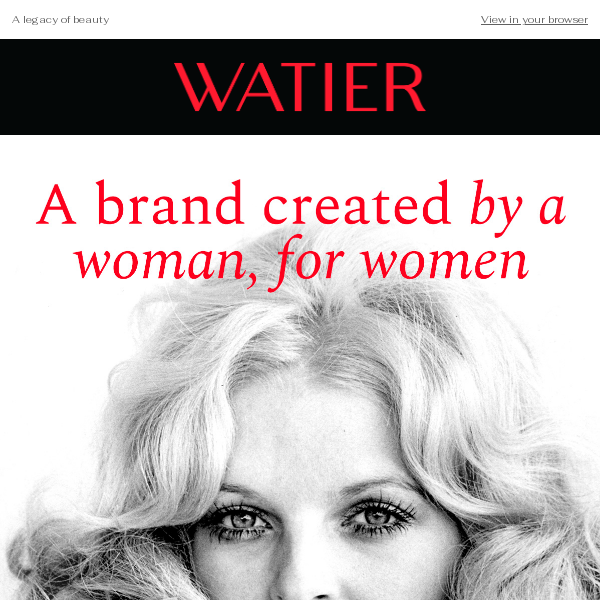 A brand created by a woman, for women