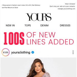 100s of NEW Lines Added to SALE
