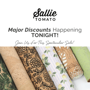 👍 Calling ALL Sallie Tomato Fans For This Sale! 📣