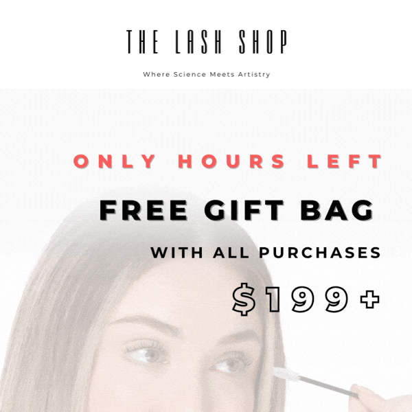 Get a FREE GIFT BAG ✨