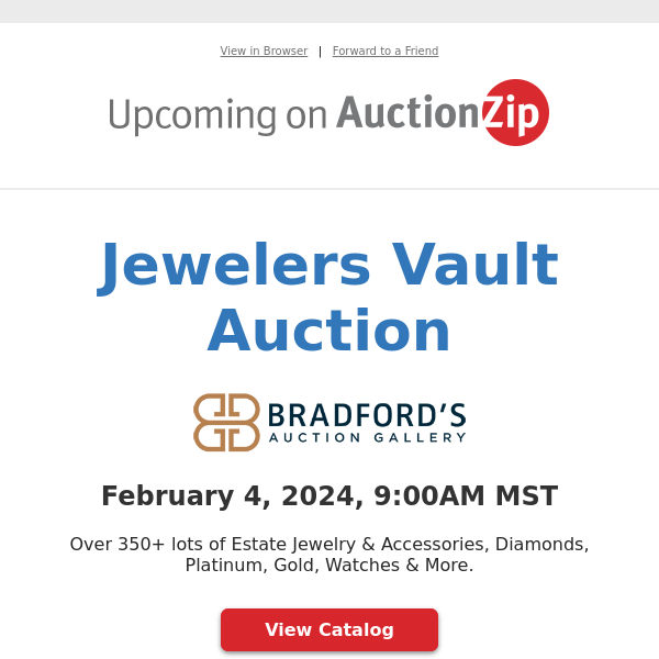 Jewelers Vault Auction