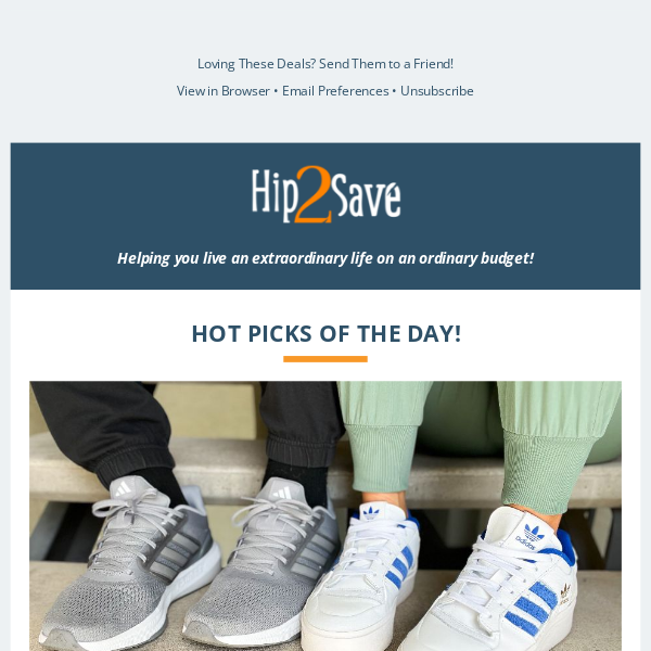 $23 Adidas Shoes | $19 Under Armour Men's Jackets | $34.99 Harry & David Fruit Gift Box | $18.70 Minted Canvas Tote | Hot QVC Promo + Free Shipping