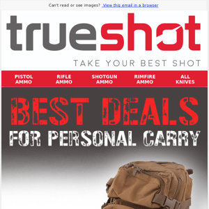 Perfect Prices for Personal Carry ! Are You Geared Up?