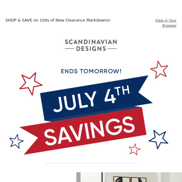 🚩 LAST CHANCE 🚩 July 4th Savings on CLEARANCE!