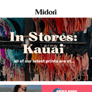Midori is on Kauai 🌺