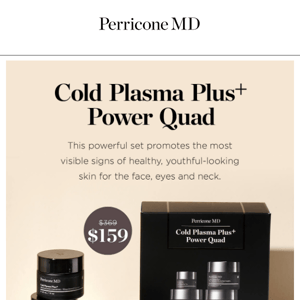 The four power pillars: The Cold Plasma Plus+ Power Quad.