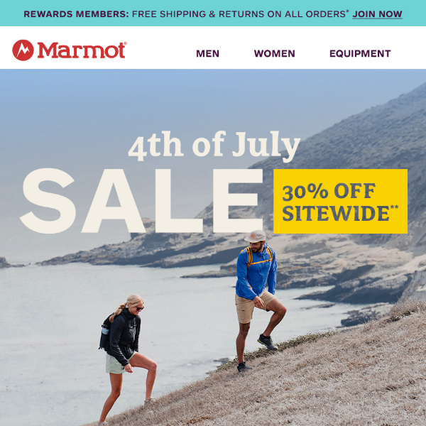 30% Off Sitewide–4th of July Sale