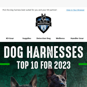 Top 10 Dog Harnesses for 2023