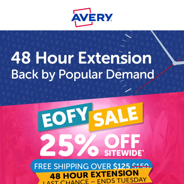 EOFY Sale Extended - Ends Tomorrow