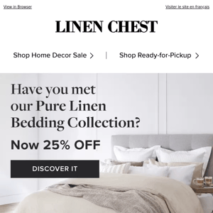 Pure Linen, Pure Bliss🌿 25% OFF this Bestselling Collection!