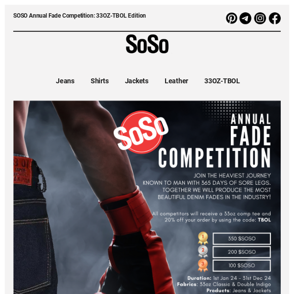 SOSO Custom Denim Co. 002