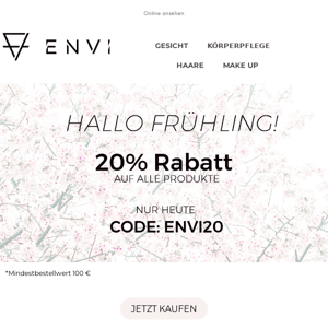 🌸 Mit -20% Rabatt in den Frühling