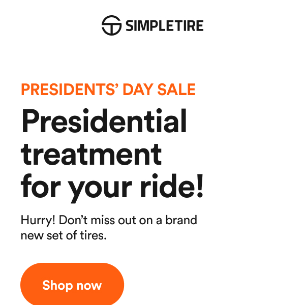 Keep saving big during our extended Presidents' Day Sale! 🌟