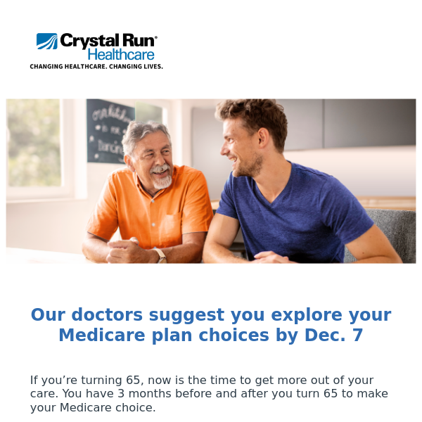 Explore your Medicare plan choices