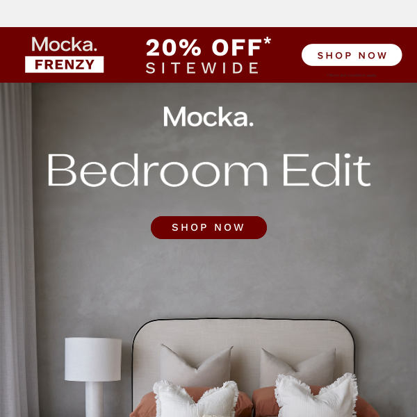 The Bedroom Edit | 20% off*