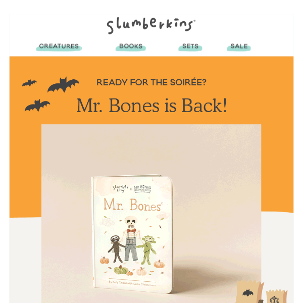 Mr. Bones is Back for Halloween! 💀👀