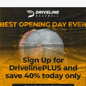 Save big for Opening Day 2023—one day only