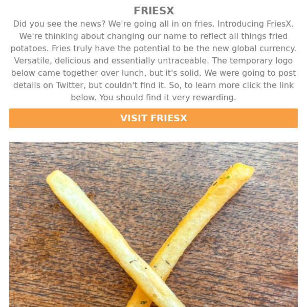 New Brand: FriesX