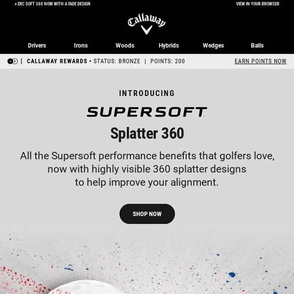 Introducing The New Supersoft Splatter 360! Shop Now!!