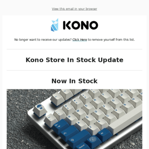 KDS Airborne in stock, Kono & Hexgears Sale! - Kono Store