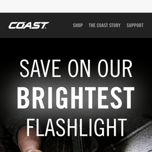 Big savings on our brightest flashlight