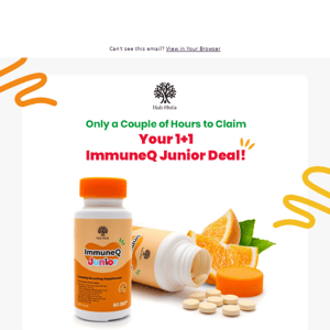 📢Last Call for 1+1 ImmuneQ Junior Deal ⚠️