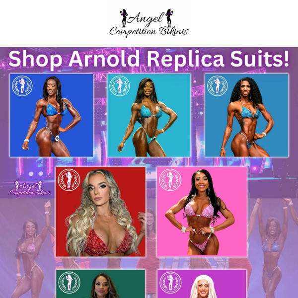 🛍️Shop the suits you saw on the Arnold Stage! 