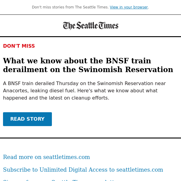 What we know about the BNSF train derailment