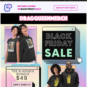 🚨 Black Friday Deals 🚨 $49 Tee & Hoodie Bundles, Free Gift w/ Purchase & More!