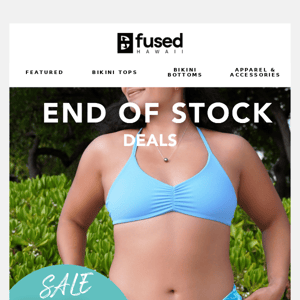 50% off End Of Stock Deals!