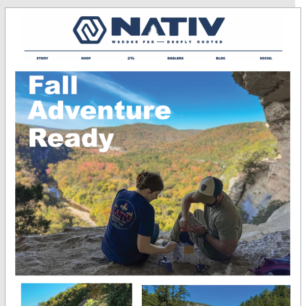 Our Most Popular Adventure Ready for Fall!
