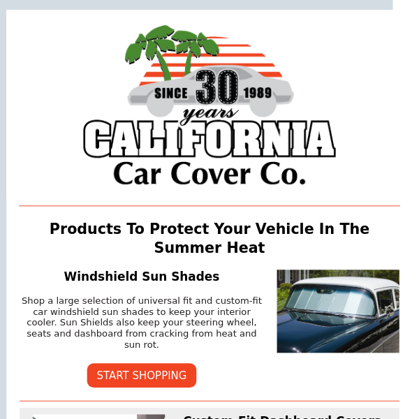 Protect Your Vehicle From The Summer Heat