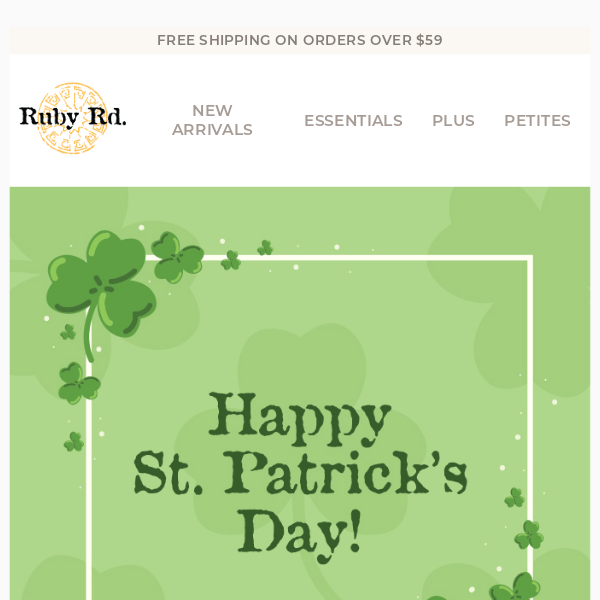 🌈 Happy St. Patrick's Day! Shop Sham-rocking Deals